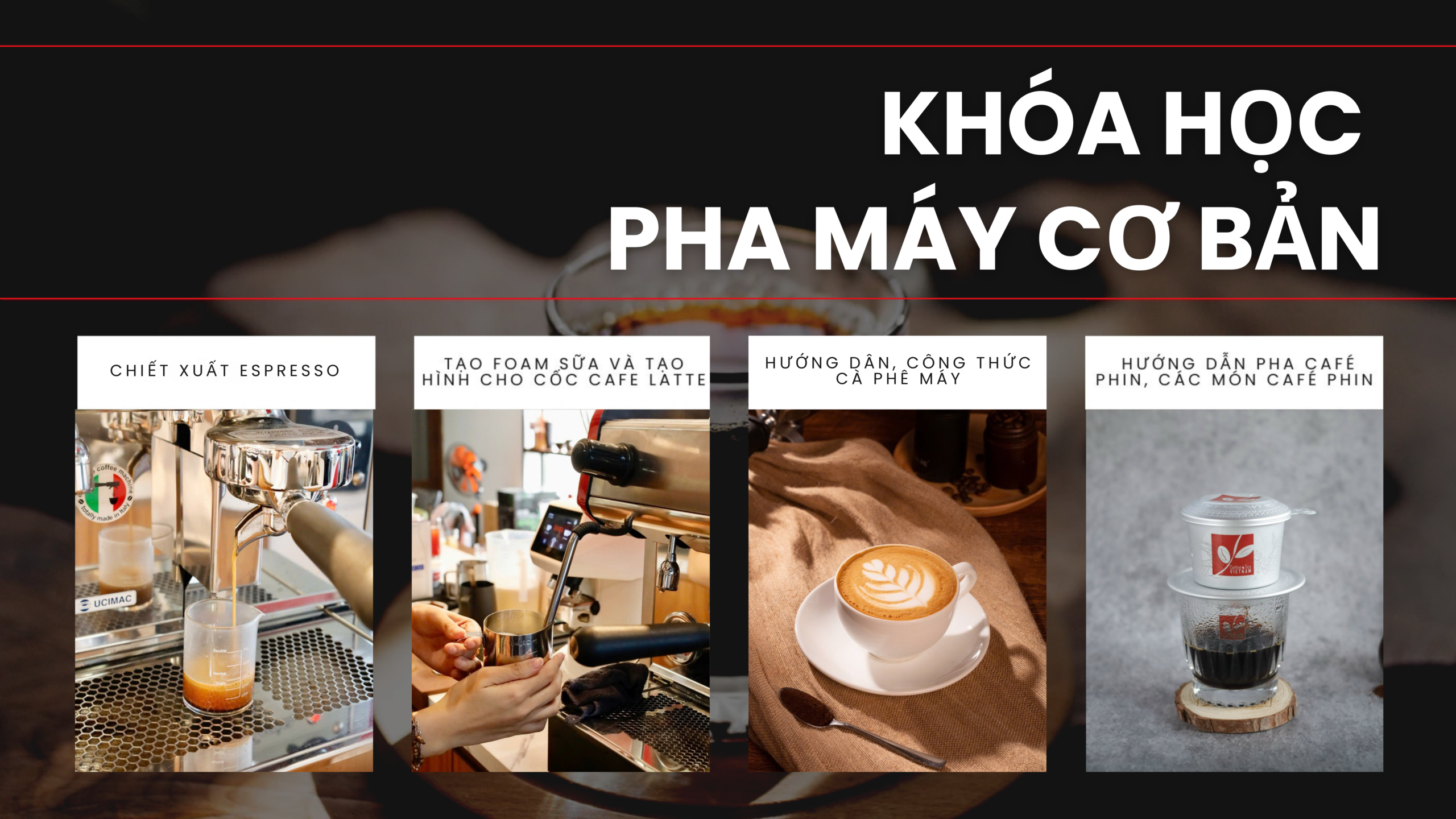 Khóa học pha máy cơ bản