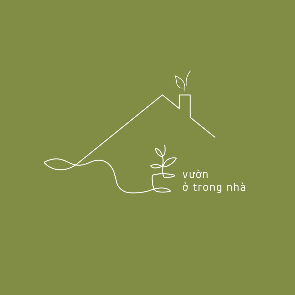 Logo vườn ở trong nhà